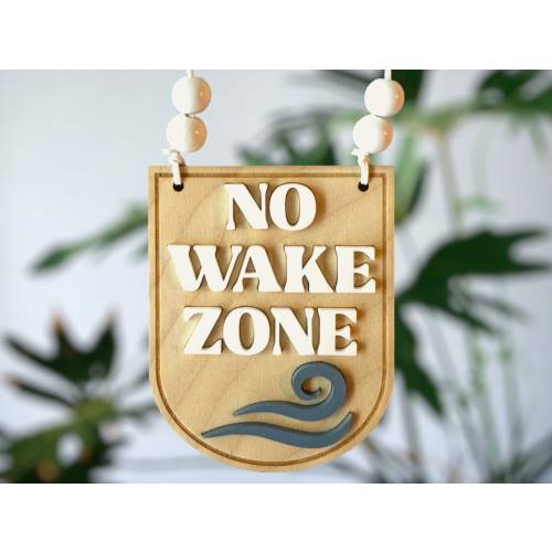 Baby Sleeping Sign, No Wake Zone, Nursery Sign, Nursery Decor, Ocean Nursery Decor, Coastal Nursery Decor, Shh Baby Sleeping, Baby Shower
