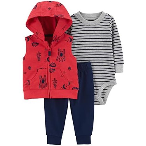 Carter's Baby Boys 3 Piece Little Jacket Set (Polar Bear)