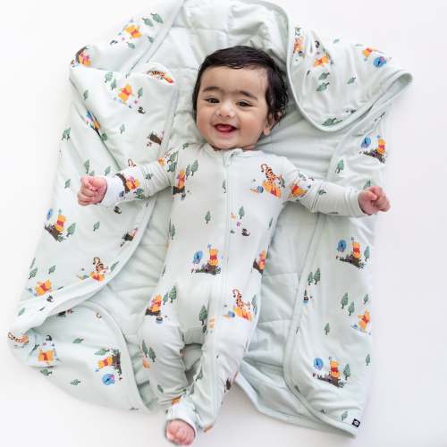 Baby Blanket in Winnie the Pooh Hundred Acre Wood 1.0