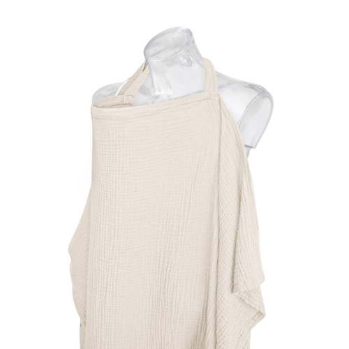 TELOLY Nursing Cover Breathable Fabric Breast Feeding Covers for Women Uv Protection Design Comfortable Feeding Breastfeeding Cover,Brown