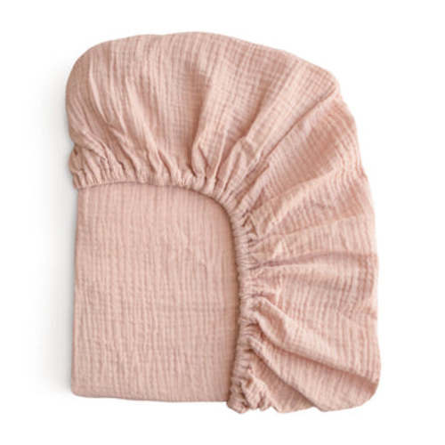 Mushie Extra Soft Muslin Crib Sheet
