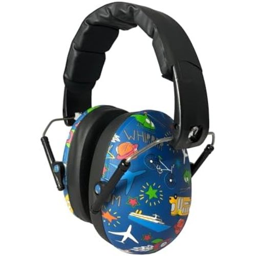Baby Banz Earmuffs Kids Hearing Protection - 2+ Years - Noise Reduction Rating - Soft & Comfortable - Kids Ear Protection