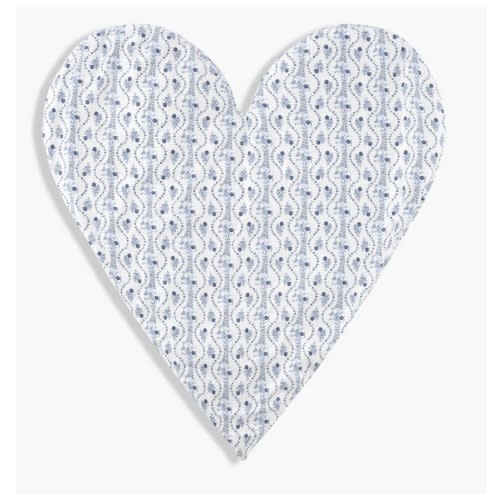 The Tummy Time Mat - Blue Vine Stripe