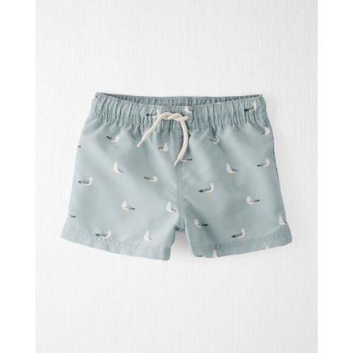 Toddler Recycled Seagull-Print Swim Trunks - Little Planet | Carter's