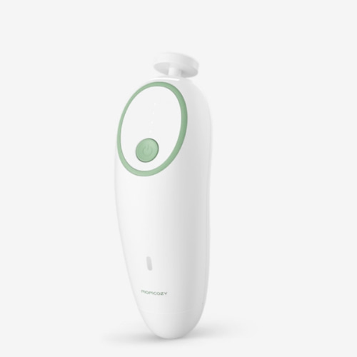 Momcozy Baby Nail File Electric, Gentle Baby Nail Trimmer Electric Rechargeable, Baby Nail Clipper Electric, 7 Grinding Head Replacement Pads