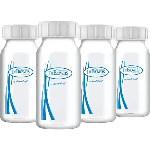 Dr. Brown's Breastmilk Storage and Collection Bottles - 4 Oz (Pack of 4)