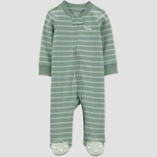 Carter's Just One You® Baby Boys' Striped Dino Sleep N' Play - Green