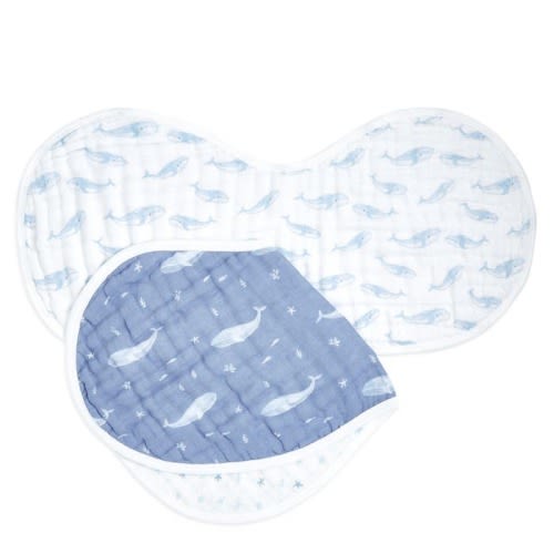 organic cotton burpy bibs 2 pack