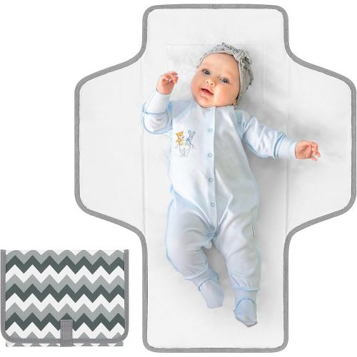 Accmor Portable Diaper Changing Pad, Waterproof Baby Changing Mat, Foldable Travel Diaper Changing Pads for Baby