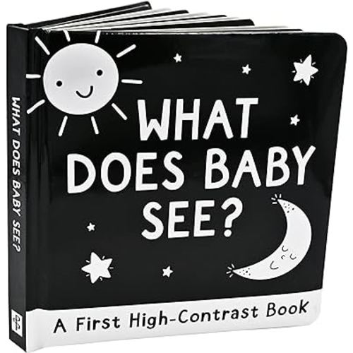 What Does Baby See? A High-Contrast Board Book (Padded Cover)
