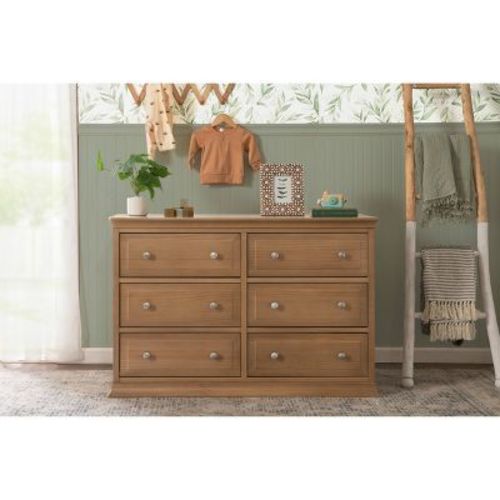 DaVinci Signature 6-Drawer Double Dresser - Hazelnut