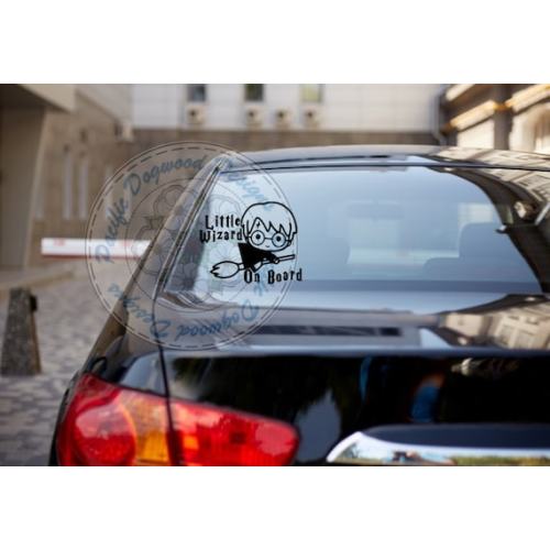 Harry Little Wizard on Board Car Decal Baby on Board Car - Etsy