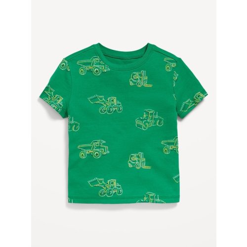 Printed Crew-Neck T-Shirt for Toddler Boys