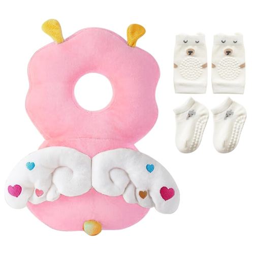 Baby Toddler Head Protector, Baby Head Protection Backpack, Adjustable(Angel)