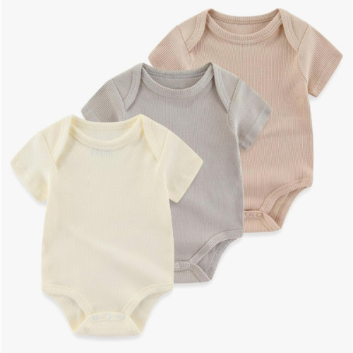 Baby Bodysuit Boy Girl Clothes Soft Newborn Infant Outfit Short Sleeve Romper