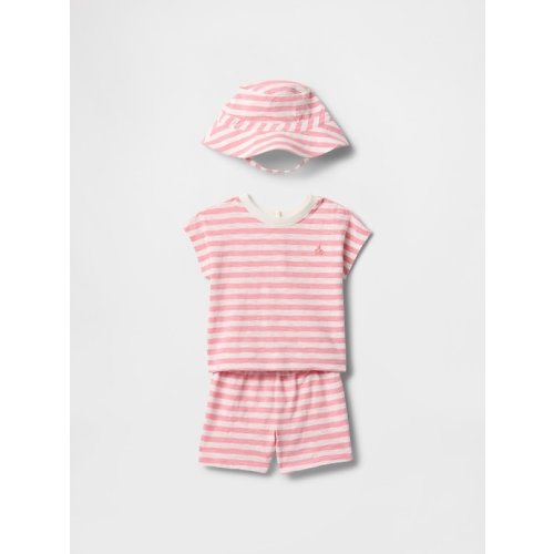 Baby Organic Cotton Three-Piece Outfit Set