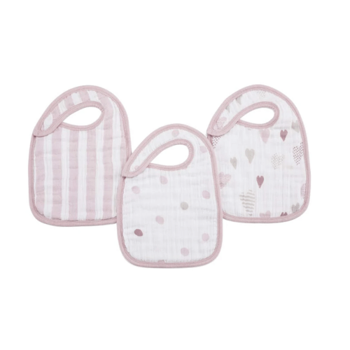 Heart Breaker Classic Snap Bib 3pk | aden + anais