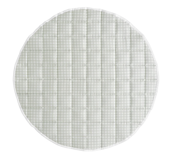 Picnic Gingham Play Mat in Green | Over The Moon