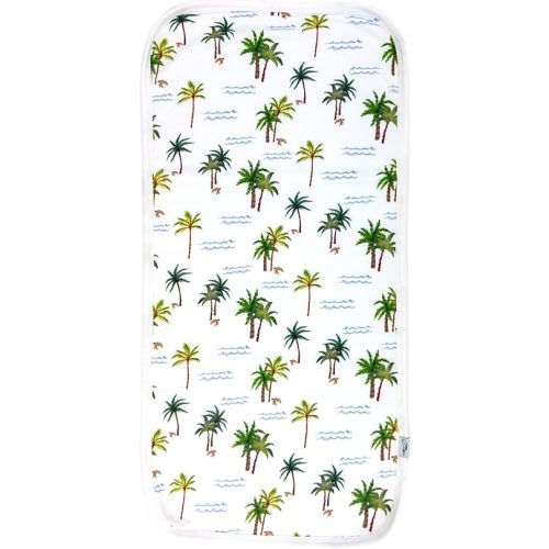 Premium Viscose derived from Bamboo Burp Cloth, Burping Cloth/Washcloth/Towel, Super Soft & Absorbent Baby Essential - The Palm Trees