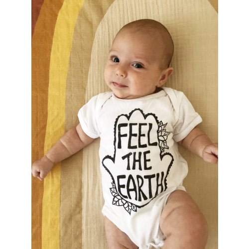 Feel the Earth Baby Bodysuit - Hippie Baby Co — Hippie Baby Co