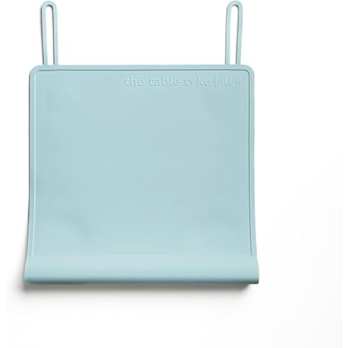 The Table Tyke Silicone Placemat with Table Edge Bumper for Baby Toddler Suction Cup Safety Mat (Sky Blue)