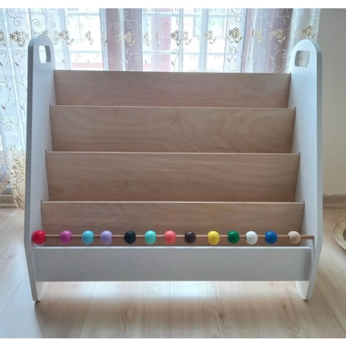 Large Bookshelf Montessori Bookcase Kids Bookshelf - Etsy