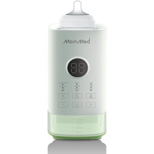 MOMMED Bottle Warmer, Fast Bottle Warmer with Accurate Temperature Control and Automatic Shut-Off,Fast Bottle Warmers for All Bottles with Breastmilk or Formula.Plug in and use! Not Rechargeable!