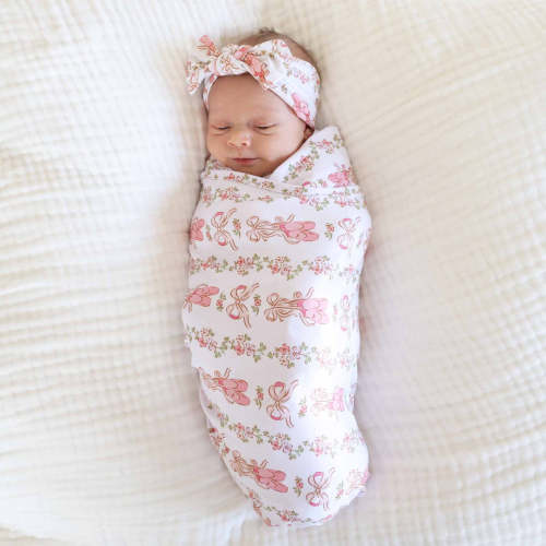 Ballet Blossoms Oversized Swaddle Blanket