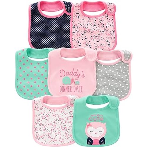 Simple Joys by Carter's Baby 7-Pack Teething Bibs