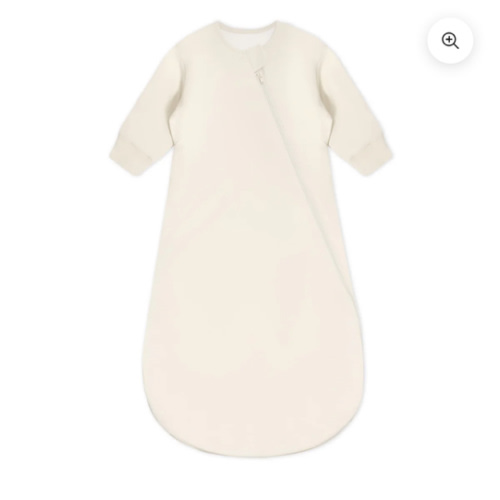 Organic Cotton & Camel Wool Long Sleeve Sleep Sack 2.5 TOG - Cream