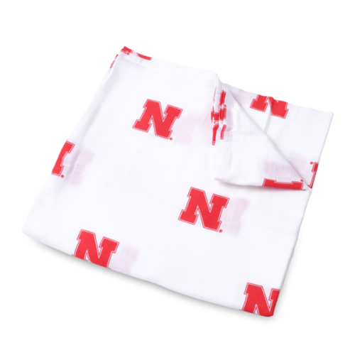 University of Nebraska Swaddle Blanket – Three Little Anchors