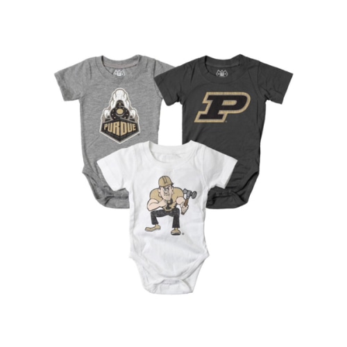 Purdue University Infant Bodysuit 3-Pack