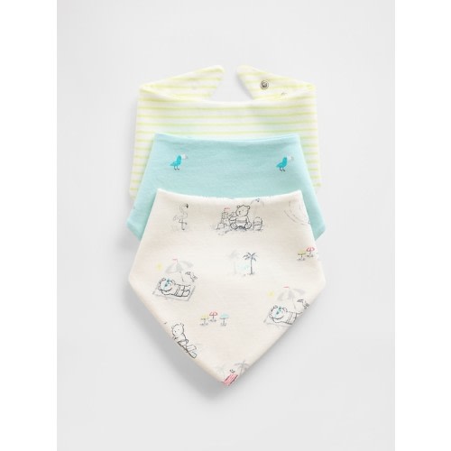 Baby Organic Cotton First Favorites Bandana Bib (3-Pack)