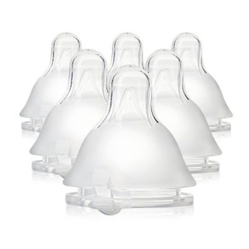 Evenflo 6pk Balance Standard-neck Anti-colic Baby Bottle Nipple - Medium Flow