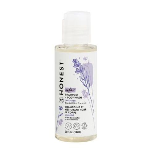 The Honest Company Calm Shampoo + Body Wash - Travel Size - Lavender- 2 Fl Oz