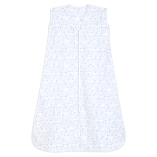 Blue Pattern Microfleece Wearable Blanket | HALO