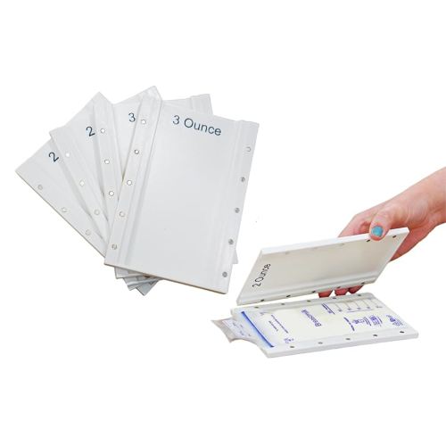 Magnetic Breastmilk Freeze Flat Trays - Breastpump Accessory to Freeze Breast Milk Storage Bags Flat - (for Most Rectangular Bags, Starter Set (2-6oz))
