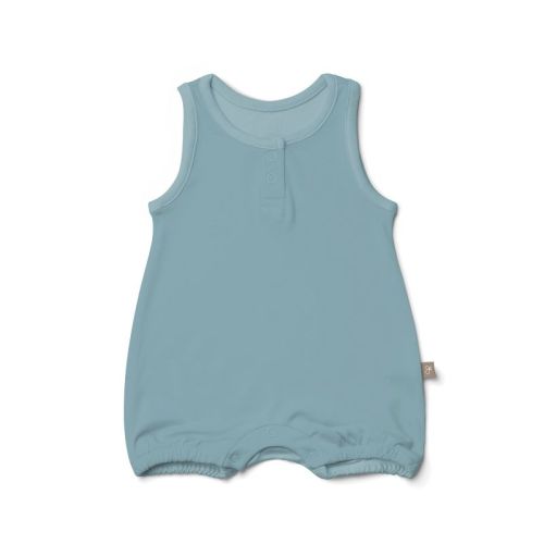 Goumi Quick Change Romper - Sea Glass 0-3m