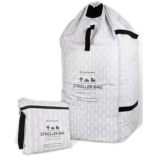 Stroller Travel Bag for Airplane - Padded, Nylon Stroller Bag with Backpack Straps for Easy Traveling with Baby or Toddlers