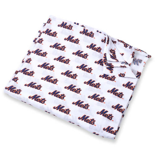 New York Mets Swaddle Blanket – Three Little Anchors