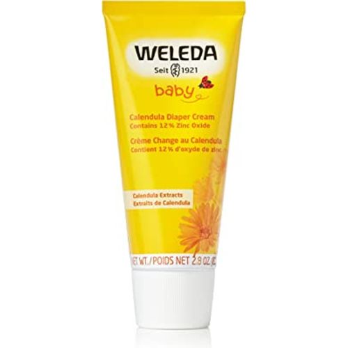 Weleda Baby Calendula Diaper Cream, 2.8 Fluid Ounce, Plant Rich Protection with Calendula, Chamomile, Sweet Almond Oil, Lanolin and Zinc Oxide