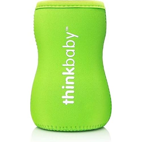 Thinkbaby Limestone Thermal Bottle Sleeve, Light Green