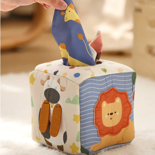 Shop Tissue Play Box Toy – Develop Fine Motor Skills | Wonder Grow
