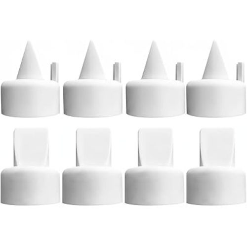 8 Count Duckbill Valves for Spectra S1 S2 9 Plus Synergy Gold & Medela Pumps, Replacement Duckbill Valve Parts with Same Suction as Original (8 Pack)