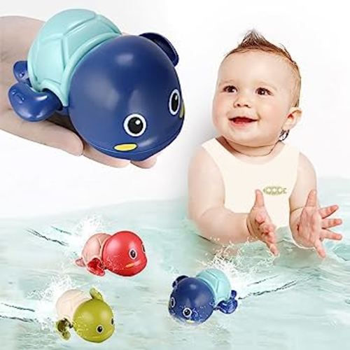 LZZAPJ Baby Bath Toys for Toddlers 1-3 Year Old, Bathtub Water Toys for  Kids Age 2-4, Contains 4 Stacking Cups, 2 Boats 2 Whale-Shaped Spoons, Gift