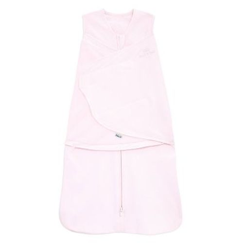 HALO Innovations Sleepsack 100% Cotton Swaddle Wrap, Color: Soft Pink, Size: S