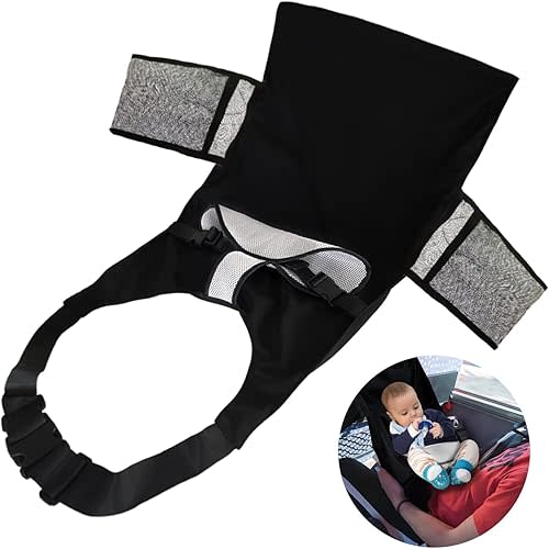 Baby Airplane Bed, Travel Essentials for Flying, Toddler Airplane Seat Extender, Plane Portable High Chair Harness Seat for Little Baby (16 * 28inch)