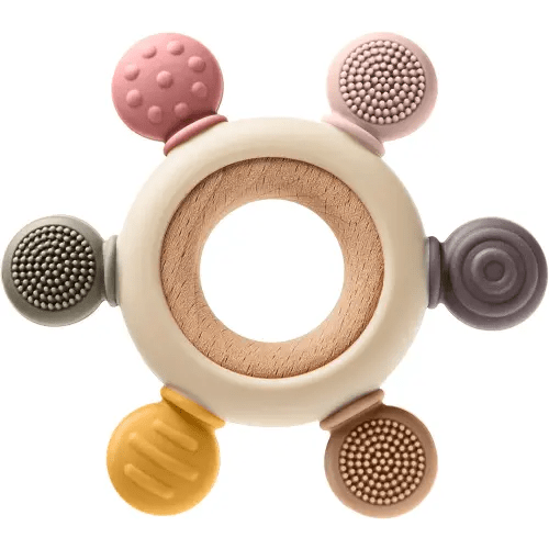 Baby Teething Toys for 0-6 6-12 Months, BPA Free Baby Teether Sensory Toys for Babies 0 3 6 9 12 18 Months, Newborn Infant Toys Gifts for 1 One Year Old Baby Boys Girls