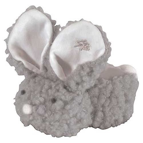Stephan Baby Woolly Plush Boo-Bunnie Comfort Toy and Boo Cube, Gray, 4 Inch