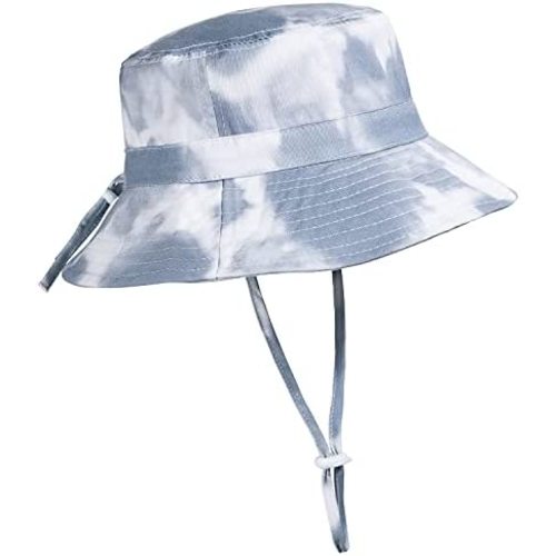Adjustable Wide Brim Sun Hat - Summer Bucket Hat for Infant Toddler and Kids UPF 50+